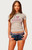 Edikted Women's I Love Barbie Rhinestone T-Shirt - 0262609690049