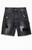 True Religion Men's Vinny Big T Black Baggy Carpenter Shorts - 0172609780007