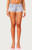 Edikted Women's Barbie Lacey Low Rise Micro Jean Shorts - 0266609690084
