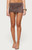 Edikted Women's Cheryl Beaded Fringe Mini Skirt - 0269609690059