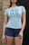 John Galt Women's Light Blue Loreen 28 T-Shirt - 0790601600541