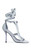 AZALEA WANG Women's Normajean Denim Wrap Around Stiletto Sandals - 0275611590084