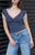 John Galt Women's Blue Amara Polka Dot Tank Top - 0704601601981