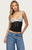 Edikted Women's Troya Contrast Lace Top - 0260609690153