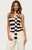 Edikted Women's Striped Two Piece Scarf Tank Top - 0260609690172