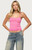 Edikted Women's Lyle Lace Polka Dot Top - 0260609690178