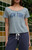 John Galt Women's Robyn New York Off-The-Shoulder T-Shirt - 0790601600527