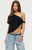 Edikted Women's Asymmetric Twisted Off-The-Shoulder Top - 0263609690343