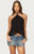 Edikted Women's Chiffon Split Back Halter Top - 0263609690349