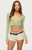 Edikted Women's Hyla Button Cropped Wrap Top - 0263609690376