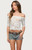 Edikted Women's Dyna Off-The-Shoulder Sheer Lace Top - 0263609690390