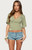 Edikted Women's Sully Iridescent Wrap Top - 0263609690393