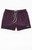Pacsun Men's Plum Cursive Contrast Stitch 4.5" Swim Trunks - 0150609530126