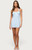 Edikted Women's Zephie Striped Halter Mini Dress - 0271609690098
