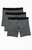 Pacsun Men's 3 Pack Charcoal Boxer Briefs - 0631611890002