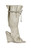 AZALEA WANG Women's Vailen Grey Slouch Wedge Sandal Booties - 0275611590099