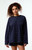 WEWOREWHAT Women's Striped Long Sleeve Boxy Shirt - 0731603330009