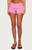 Edikted Women's Audrea Ribbed Foldover Biker Shorts - 0266609690115