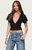 Edikted Women's Mundy Deep V-Neck Top - 0263609690420