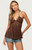 Edikted Women's Alesi Beaded Tie Back Top - 0263609690429