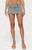 Edikted Women's Lolah Snap Waist Denim Mini Skort - 0269609690081