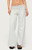 Edikted Women's Petite Reeva Polka Dot Foldover Pants - 0268609690067
