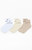 adidas Women's 3-Pack Originals Natural Cuffed Ruffle Socks - 0673505030064