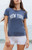 John Galt Women's Navy Hailie New York T-Shirt - 0790601600418