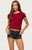 Edikted Women's Opaline Contrast T-Shirt - 0262609690078
