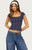 Edikted Women's Mookie Polka Dot Top - 0262609690081