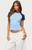Edikted Women's Uruguay Contrast Raglan T-Shirt - 0262609690082