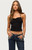 Edikted Women's Minsoo Shredded Halter Top - 0263609690436