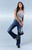 Pacsun Women's Jade Low Rise Bootcut Jeans Contrast Stitch Dark Blue - 0860454210422