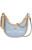True Religion Women's Bailey Denim & Faux Leather Hobo Bag - 0276141730201