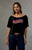 WILD COLLECTIVE Women's Wisconsin Badgers Off-The-Shoulder Oversized T-Shirt - 0702610230137