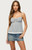 Edikted Women's Jorja Lacey Babydoll Henley Top - 0260609690241