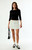 WEWOREWHAT Women's Polka Dot Pull-On Mini Skirt - 0840603330003