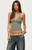 Edikted Women's Ramone Mixed Stud Halter Top - 0263609690485