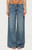 Edikted Women's Rhinestone Low Rise Wide Leg Jeans - 0267609690110