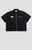 DARC SPORT ATHLETICS Men's Zip Up Short Sleeve Cropped Oversized Shirt - 0140715770005