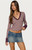 Edikted Women's Kadia Striped Hooded Top - 0263609690511