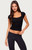 Edikted Women's Chari Ribbed Scoop Neck T-Shirt - 0262609690105
