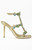 AZALEA WANG Women's Khai Gold Stiletto Sandals - 0275611590124