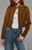 AZALEA WANG Women's Silza Brown Moto Jacket - 0272611590008