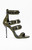 AZALEA WANG Women's Antonia Olive Stiletto Sandals - 0275611590140