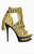AZALEA WANG Women's Marova Mustard Stiletto Sandals - 0275611590128