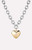 Ana Luisa Women's Lev Bold Two Tone Heart Necklace - 0276611070016