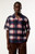 Pacsun Men's Waterpaint Plaid Short Sleeve Shirt - 0180611140112