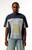 Pacsun Men's Blue Montclair Cropped Color Block T-Shirt - 0120519271129