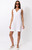 WEWOREWHAT Women's V-Neck Lace Poplin Mini Dress - 0870486420001